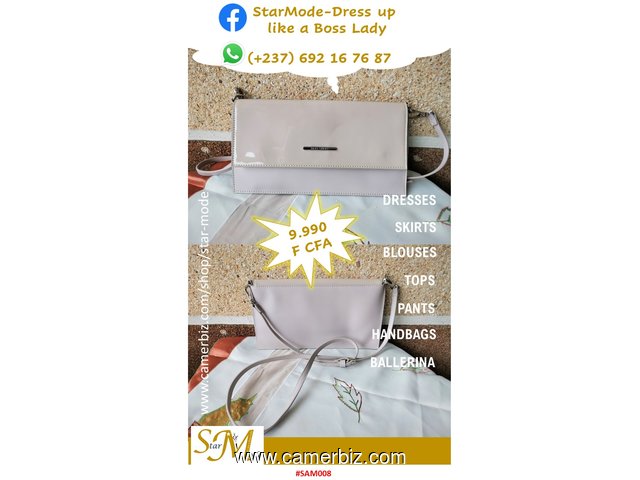 SAC POCHETTE CLUTCH blanc CLASS 9.990 FCFA (SAM008) - 16875