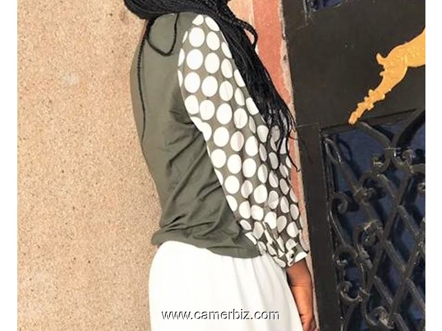 Blouse chic 2 tons T38 4.990 F CFA (LS0005) - 16885