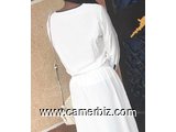 Blouse élégante blanche T38 4.990 F CFA (CB0018) - 16894