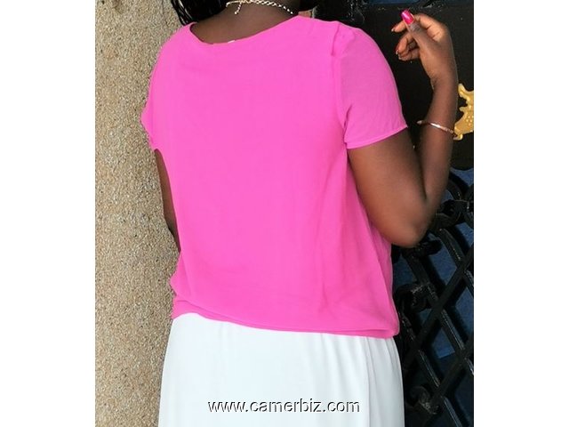 Blouse fashion couleur rose pink T42 3995 F CFA (CB0022) - 16898