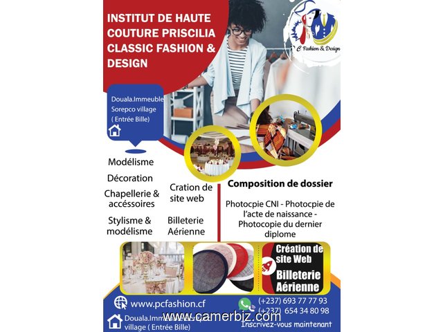 formation en couture, stylisme et décoration  - 17059