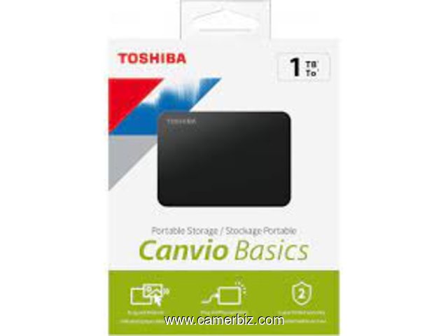 Disque dur Externe TOSHIBA 1TB - USB 3.0 - 4 mois Garantie - 17117
