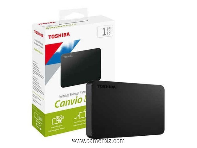 Disque dur Externe TOSHIBA 1TB - USB 3.0 - 4 mois Garantie - 17117