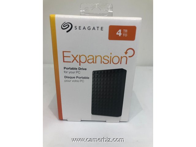  Disque Dur Portable Seagate Expansion - 4To - Noir - USb 3.0 - 17121