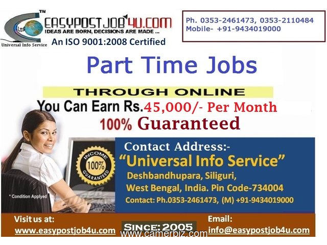 Simple Online Part Time Job. - 1723