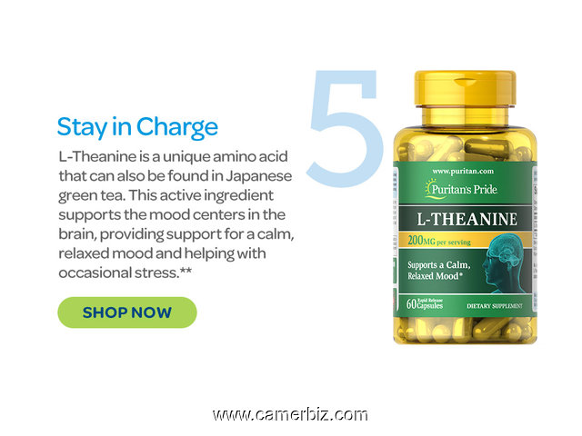 LA   L-THEANINE  =  MEILLEUR ANTI-STRESS NATUREL ET SUPPORT CEREBRAL - 17231