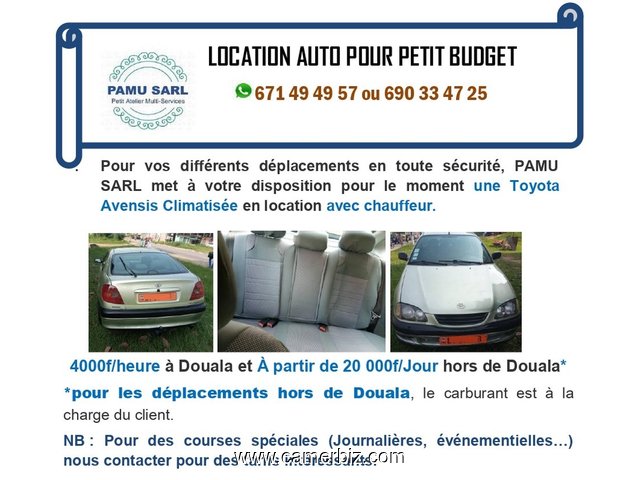 Location Auto et Excursions sur Kribi à petit budget - 17237