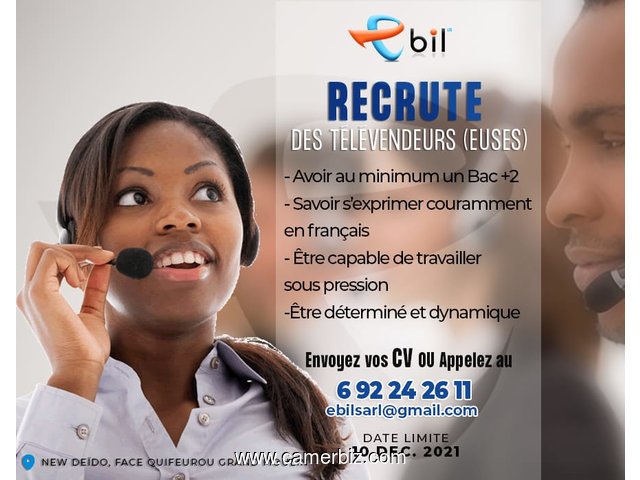 Nous recrutons des télévendeurs  - 17792