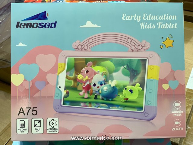 Tablette éducative – Lenosed A75 – Dual SIM pour enfants - 4Go RAM 128 Go ROM - 7 pouces - 18013