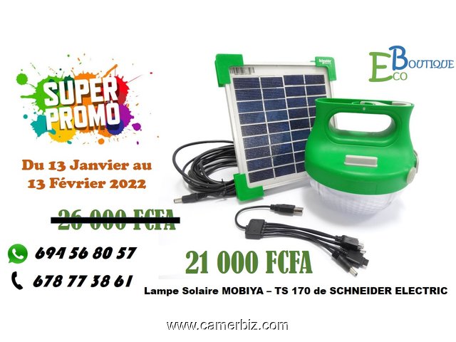 Lampe Solaire Mobiya de Schneider Electric - 18306