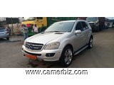 5,400,000FCFA MERCEDES ML320 VERSION 2007 OCCASION DU CAMEROUN EN BON ETAT-FULL OPTION