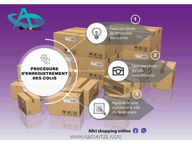 Vos colis livrés au Cameroun en seulement 48h - 18568