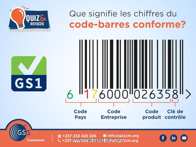 Code Barre Cameroun / Barcode Cameroon - 18659