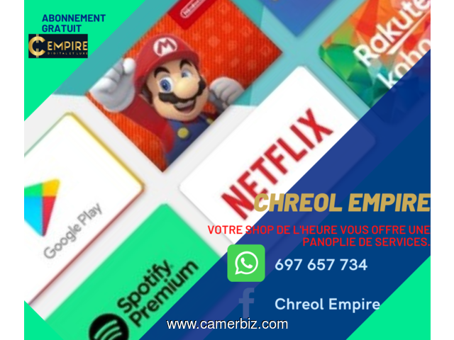 Code PSN& PSN plus PlayStation Eshop Network Au Cameroun - 18731