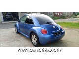2,600,000FCFA VOLKSWAGEN NEW BEETLE VERSION 2000 OCCASION D’ALLEMAGNE-FULL OPTION - 19616