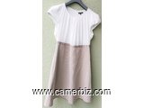 Robe Classe blanche beige T42 9.990 F CFA (CR0060) - 19733