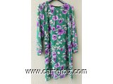 Robe Fashion verte fleurie T42 9.990 F CFA (CR0068) - 19735