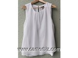 Blouse chic blanche T42 4.990 F CFA (CB0032) - 20142