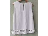 Blouse chic blanche T42 4.990 F CFA (CB0032) - 20142