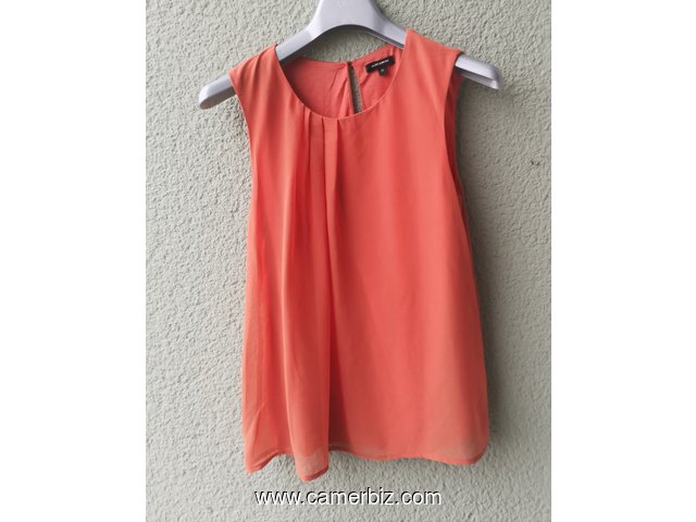 Blouse fashion couleur orange T42 4.990 F CFA (CB0036) - 20144