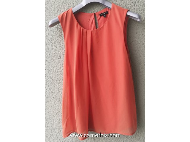 Blouse fashion couleur orange T42 4.990 F CFA (CB0036) - 20144