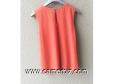 Blouse fashion couleur orange T42 4.990 F CFA (CB0036) - 20144