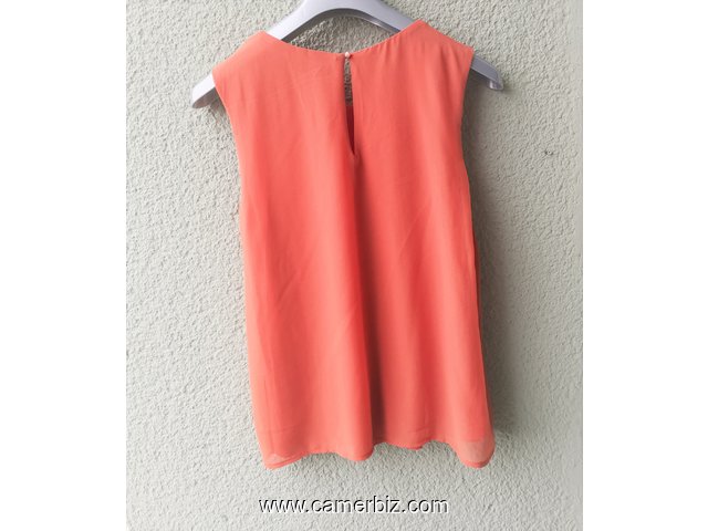 Blouse fashion couleur orange T42 4.990 F CFA (CB0036) - 20144