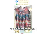 Blouse chic raillée multicolor T42 4.990 F CFA (CB0037) - 20145