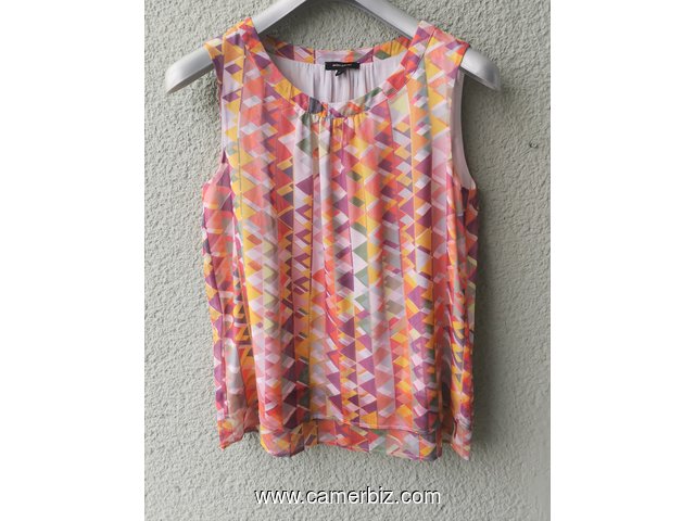 Blouse tendance orange T42 4.990 F CFA (CB0038) - 20146
