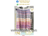 Blouse chic raillée multicolor 4.990F CFA (CB0040) - 20148