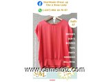 Blouse chic 2 tons orange T42 4.990 F CFA (CS0024) - 20157