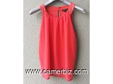 Blouse chic 2 tons orange T42 4.990 F CFA (CS0031) - 20161