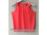 Blouse chic 2 tons orange T42 4.990 F CFA (CS0031) - 20161