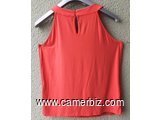 Blouse chic 2 tons orange T42 4.990 F CFA (CS0031) - 20161