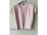 Blouse chic 2 tons beige T42 4.990 F CFA (CS0032) - 20162