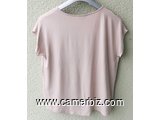 Blouse chic 2 tons beige T42 4.990 F CFA (CS0032) - 20162