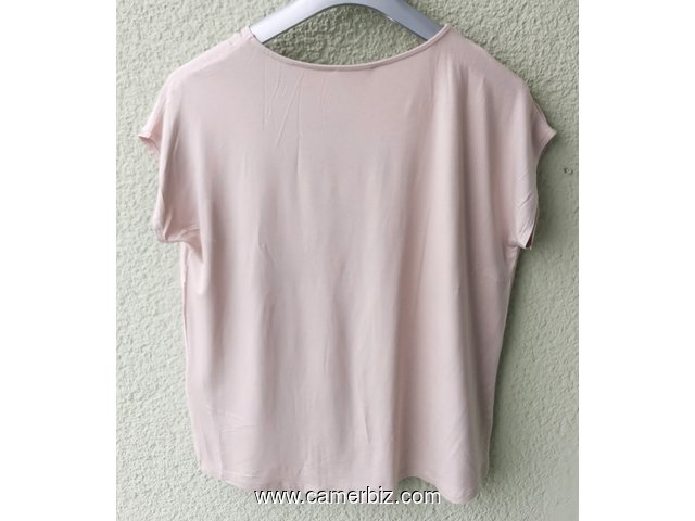 Blouse chic 2 tons beige T42 4.990 F CFA (CS0032) - 20162