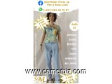 Pantalon chic bleu T42 6.990 F CFA (P0002) - 20185