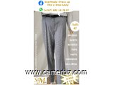 Pantalon chic noir pointillé blanc T42 6.990 F CFA (P0004)