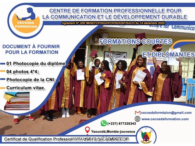 Formations professionnelles courtes et diplômantes  - 20455