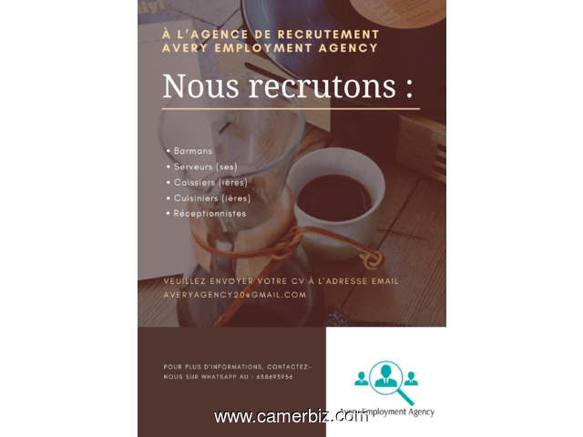 Offre d’emploi - Recrutement massif  - 21124