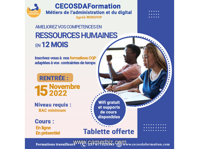 Améliorez vos compétences en ressources humaines en 12 mois - 22485