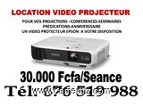 VIDEO PROJECTEUR EN LOCATION POUR FORMATION CONFERENCE ANNIVERSSAIRE PREDICATION PROJECTION  - 2287