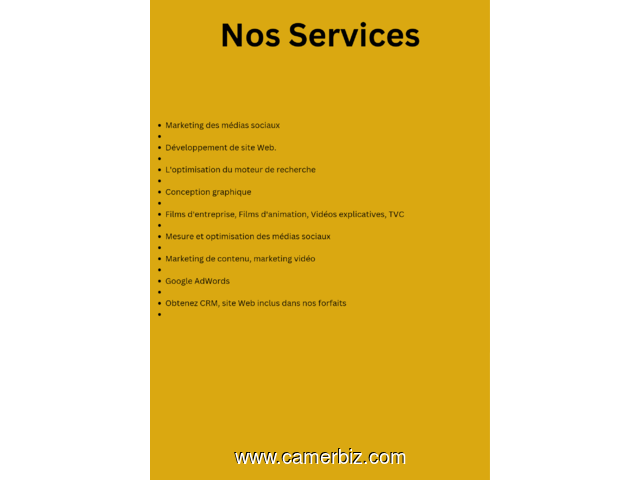 Votre entreprise a besoin de notre services  - 22919