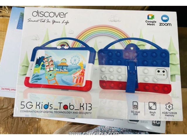 Tablette pour enfants : Discover K13, Dual SIM - 6Go RAM 256 Go ROM - 8 pouces - 24258
