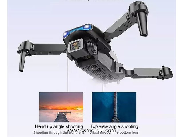 Drone amateur et enfants E68, avec 2 Cameras - 2 Batteries - 24265