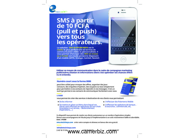 Bulk SMS , Numero Court et USSD - 2469