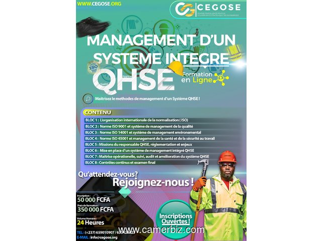 DEVENEZ UN EXPERT EN MANAGEMENT D'UN  SYSTEME INTEGRE QHSE - 25154