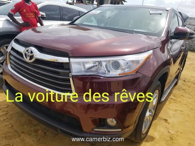 Toyota highlander 2016 arrivée il y a 24h très très propre - 2554