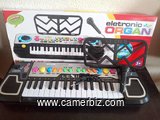 Piano electronique pour enfants avec microphone et multifonctions. Modèle electronic MORGAN - 2022